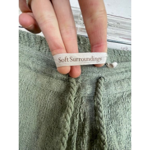 Soft Surroundings Linen Pants PM - Picture 3 of 6